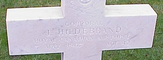 [Cpl J Hilderbrand Grave Marker]