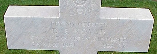 [F/O DJ Kovar Grave Marker]