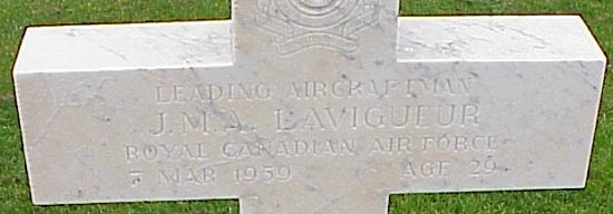 [LAC JMA Lavigueur Grave Marker]