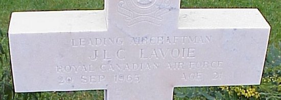 [LAC JLC Lavoie Grave Marker]