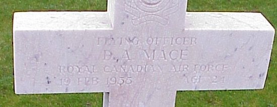 [F/O DA Mace Grave Marker]