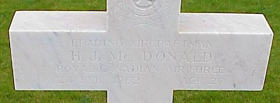 [LAC HJ McDonald Grave Marker]