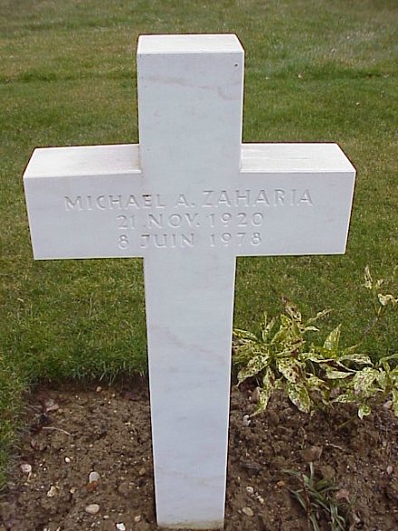 [Mr MA Zaharia Grave Marker]