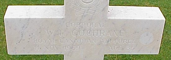 [Cpl WT Cochrane Grave Marker]