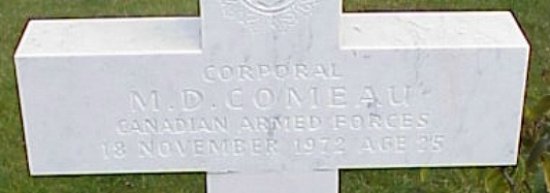 [Cpl MD Comeau Grave Marker]