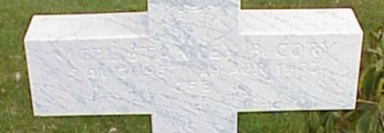 [MCpl SB Cory Grave Marker]