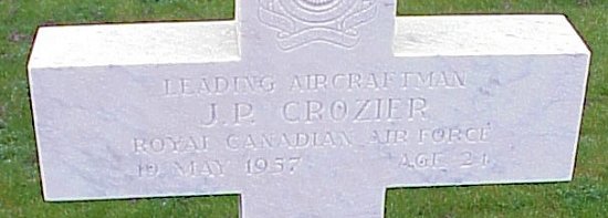 [LAC JP Crozier Grave Marker]