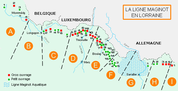 Maginot Line Map
